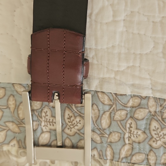 Genuine Leather Vintage Men's Brown Belt Size 36 - Picture 8 of 13